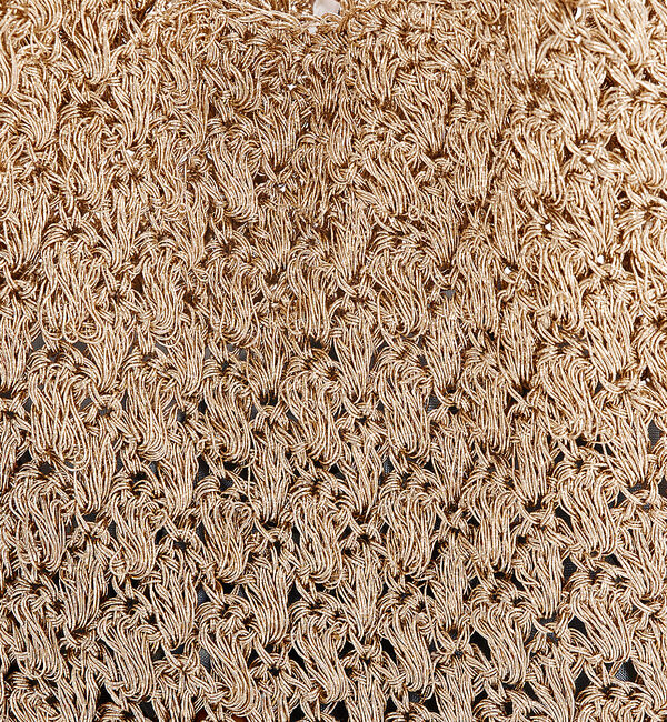 Rouge vif「【Swaraj/スワラージ】マクラメメタリックバッグ / ハンドバッグ / ハン」|ハンドバッグ|