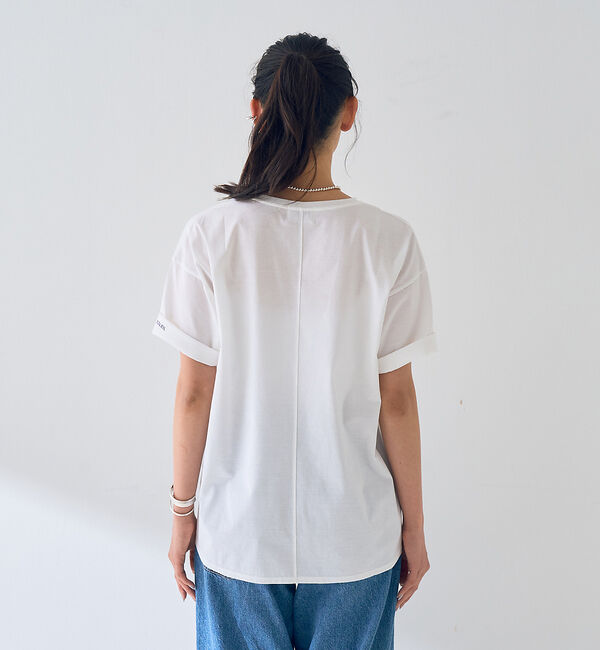 Rouge vif「ターンバックロゴTシャツ」|Tシャツ・カットソー|