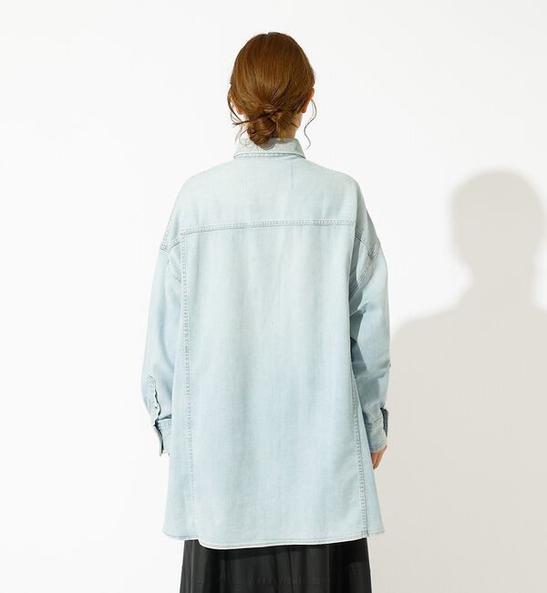 Rouge vif「【Healthy denim / ヘルシーデニム】Almond / デニムシャツ」|シャツ・ブラウス|