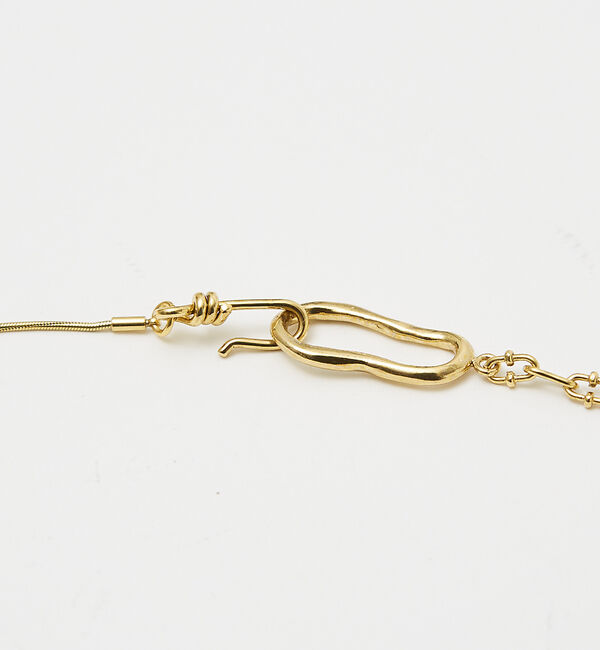 qualite「【ADER.bijoux】ダブルチェーンレイヤーネックレス」|ネックレス|