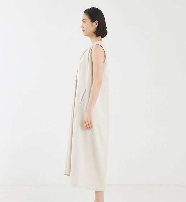 qualite「リネンライクギャザーワンピース」|ワンピース|
