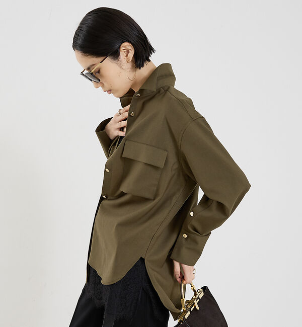 The Store by C' 「【COCUCA】比翼ベーシックシャツ」|シャツ・ブラウス|