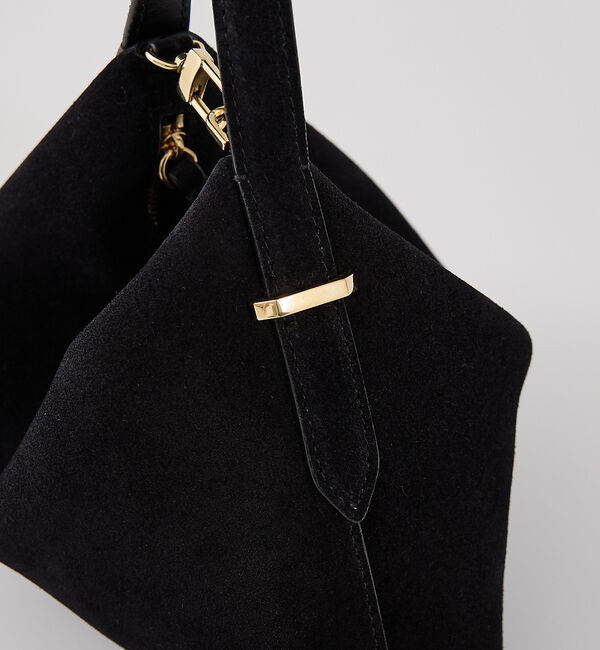 The Store by C' 「【TOTEME】BEVEL SUEDE WRISTLET／スエードバッグ」|ハンドバッグ|