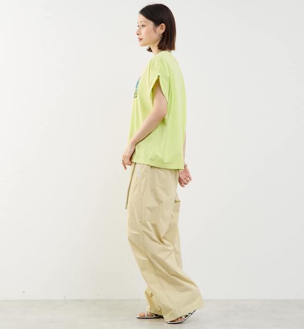 Soffitto「ヴィンテージ風プリント入りフレンチスリーブTシャツ」|Tシャツ・カットソー|