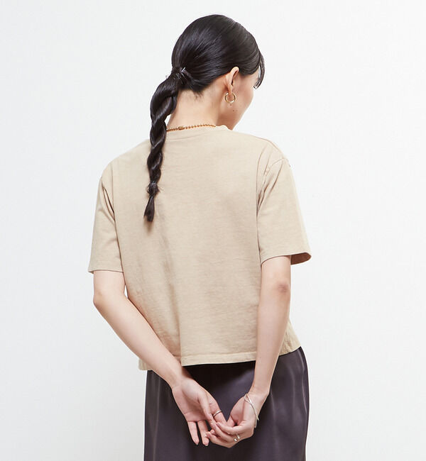 Soffitto「《定番》製品染コンパクトTシャツ」|Tシャツ・カットソー|