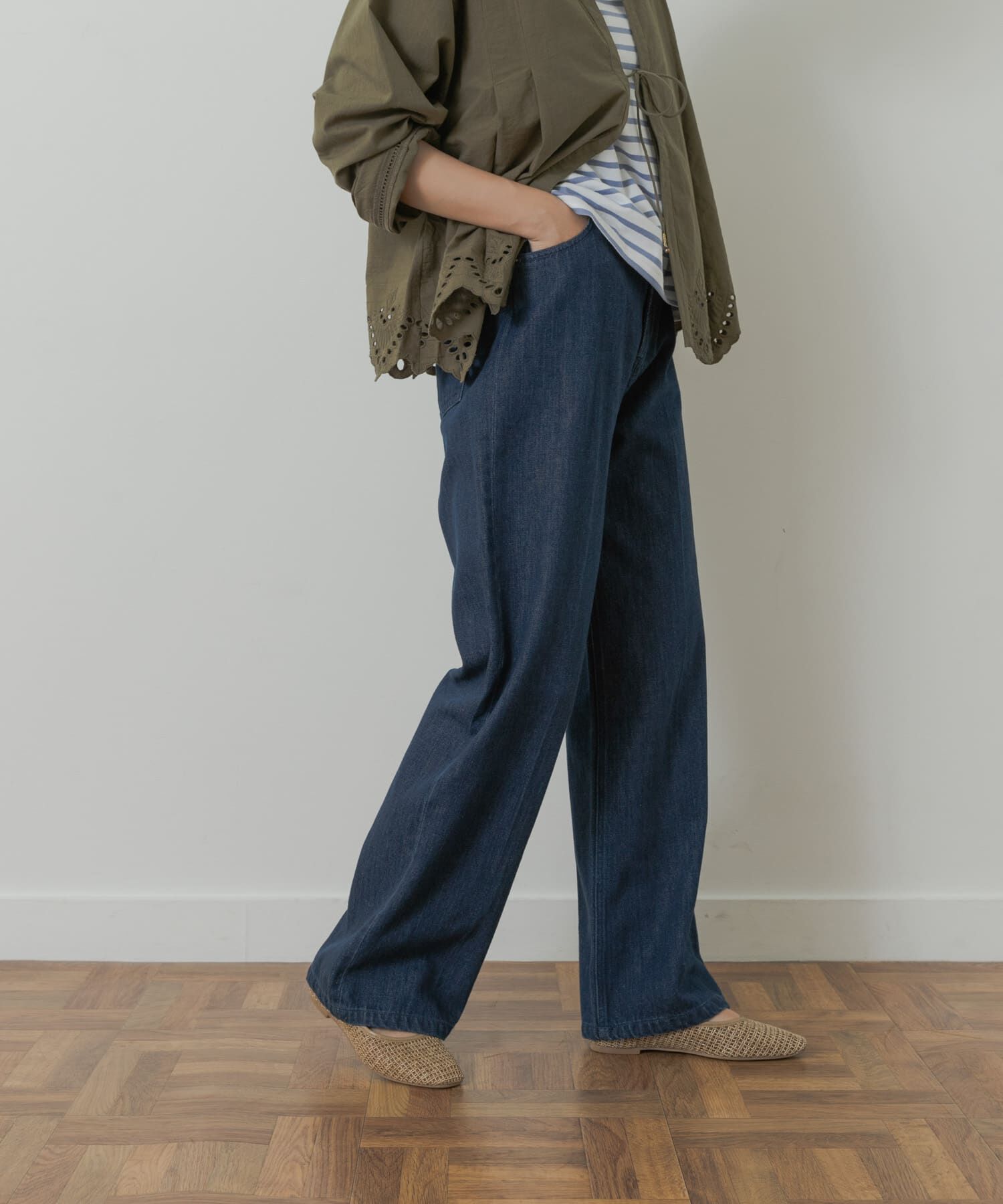 URBAN RESEARCH DOORS「Denim Straight Pants」|デニム|