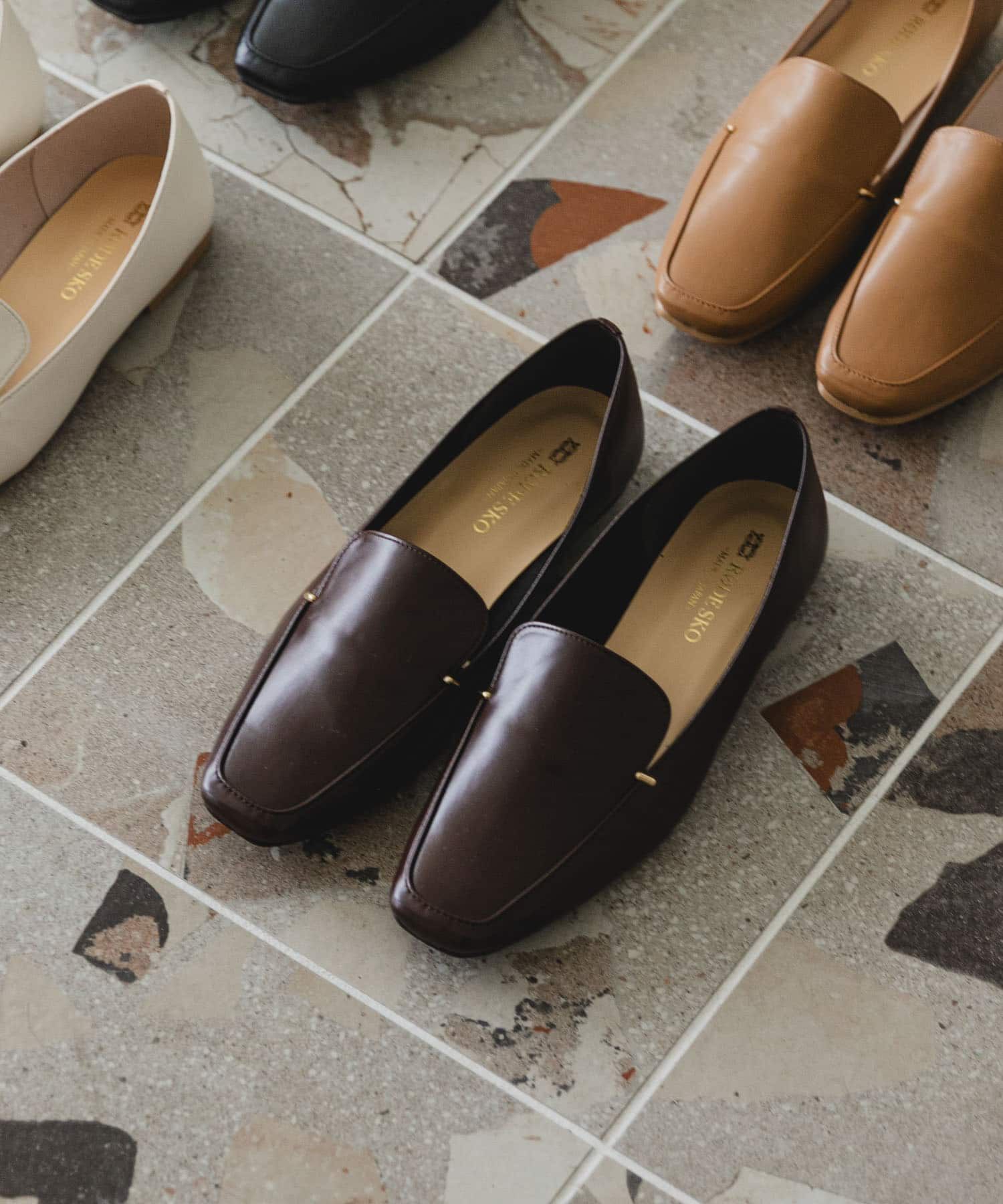 RODE SKO「『MADE IN JAPAN』スクエアトゥプチメタルローファー」|ローファー|