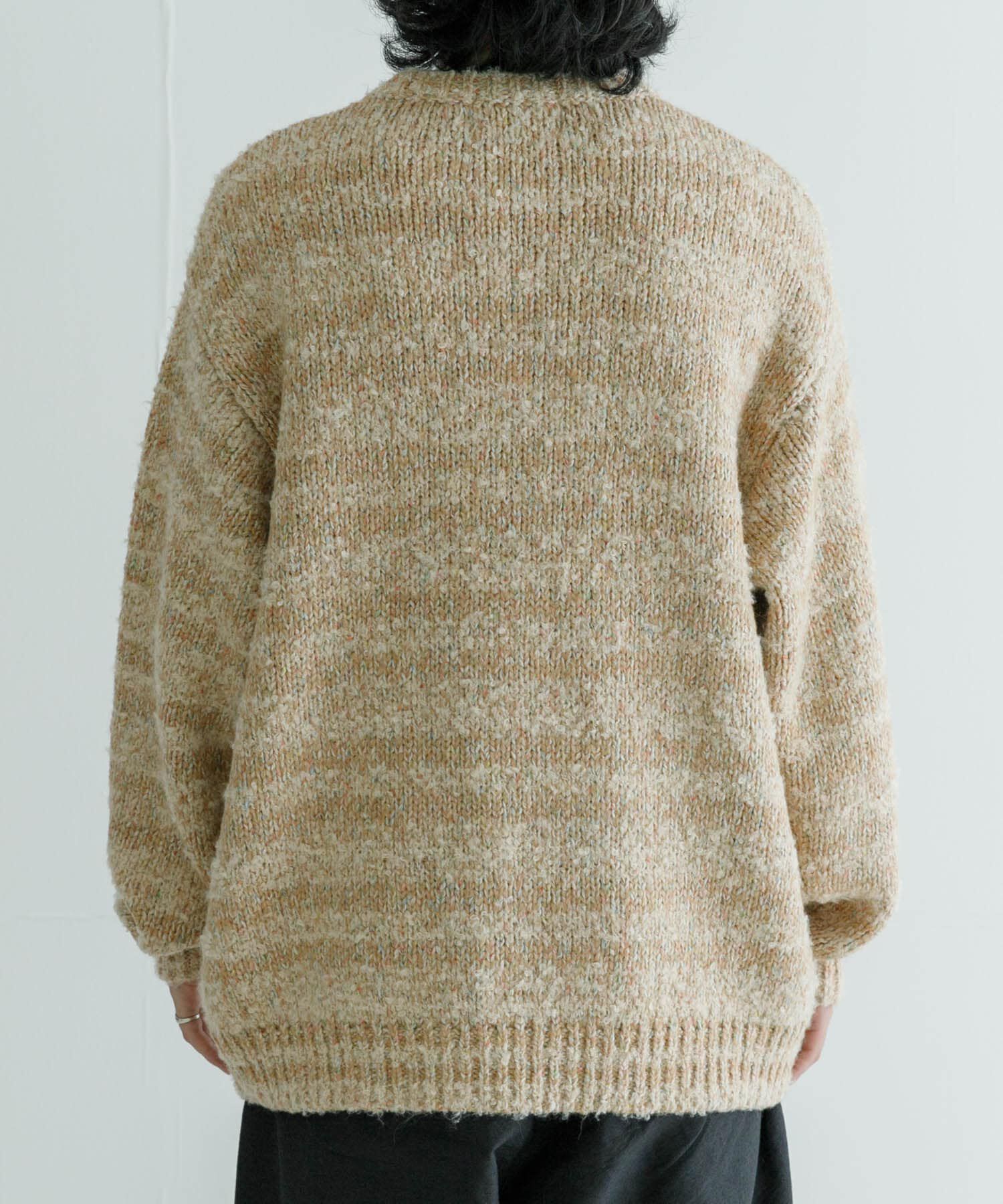 URBAN RESEARCH「URBAN RESEARCH iD　ブークレメランジニット」|ニット・セーター|