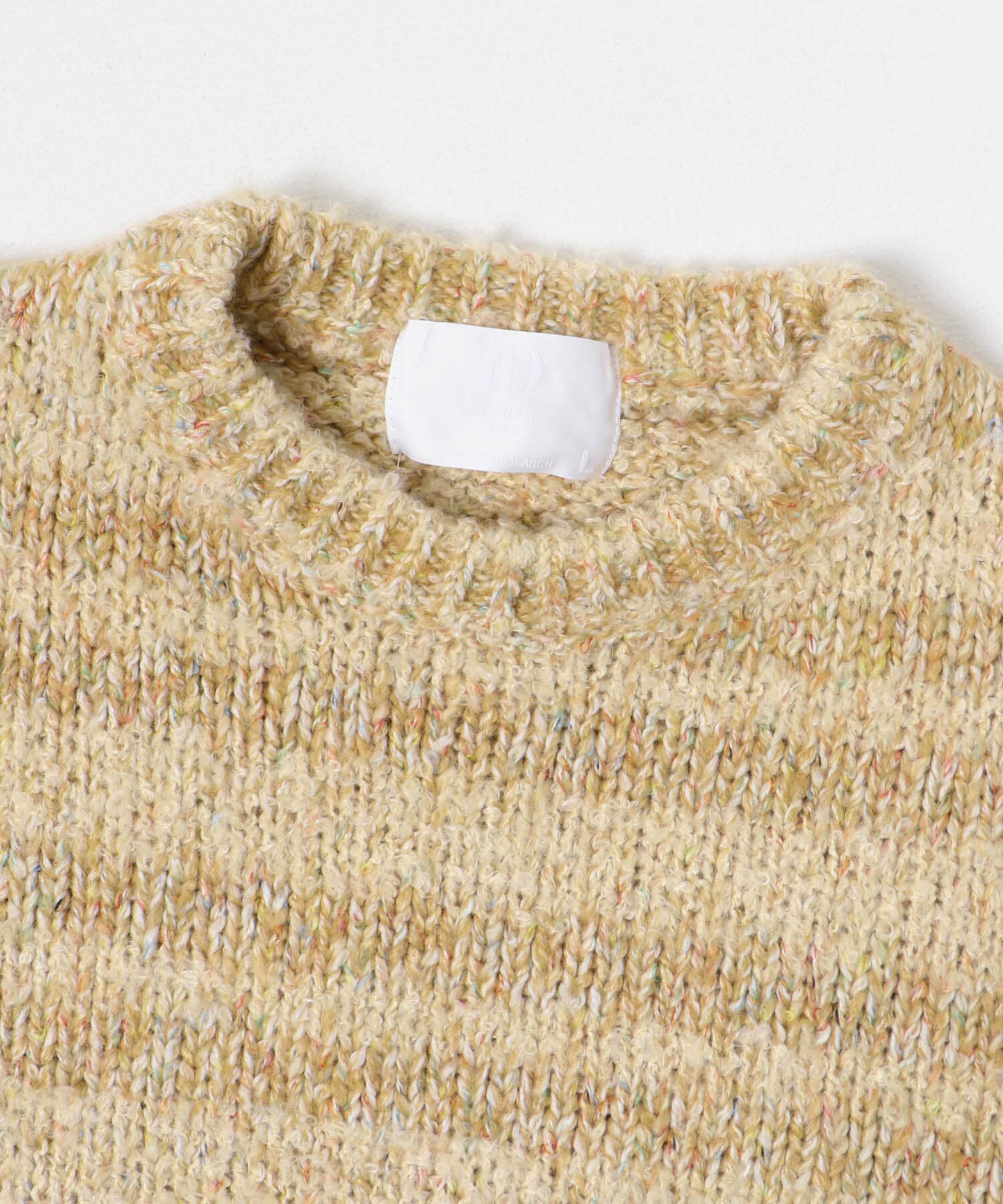 URBAN RESEARCH「URBAN RESEARCH iD　ブークレメランジニット」|ニット・セーター|