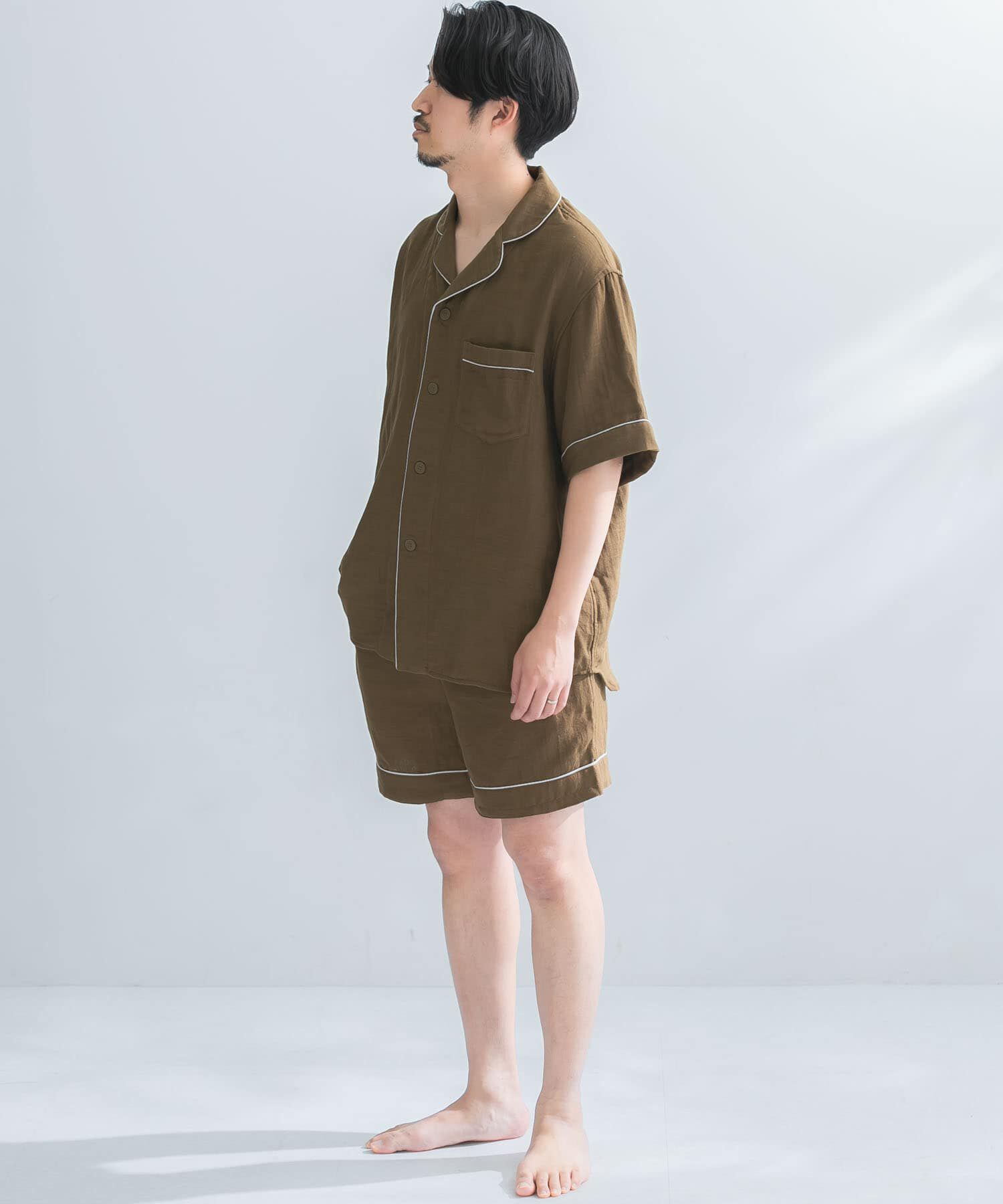 URBAN RESEARCH「URBAN RESEARCH&times;UCHINO　ソフトタッチガーゼパジャマショートパンツ M」|ルームウェア|