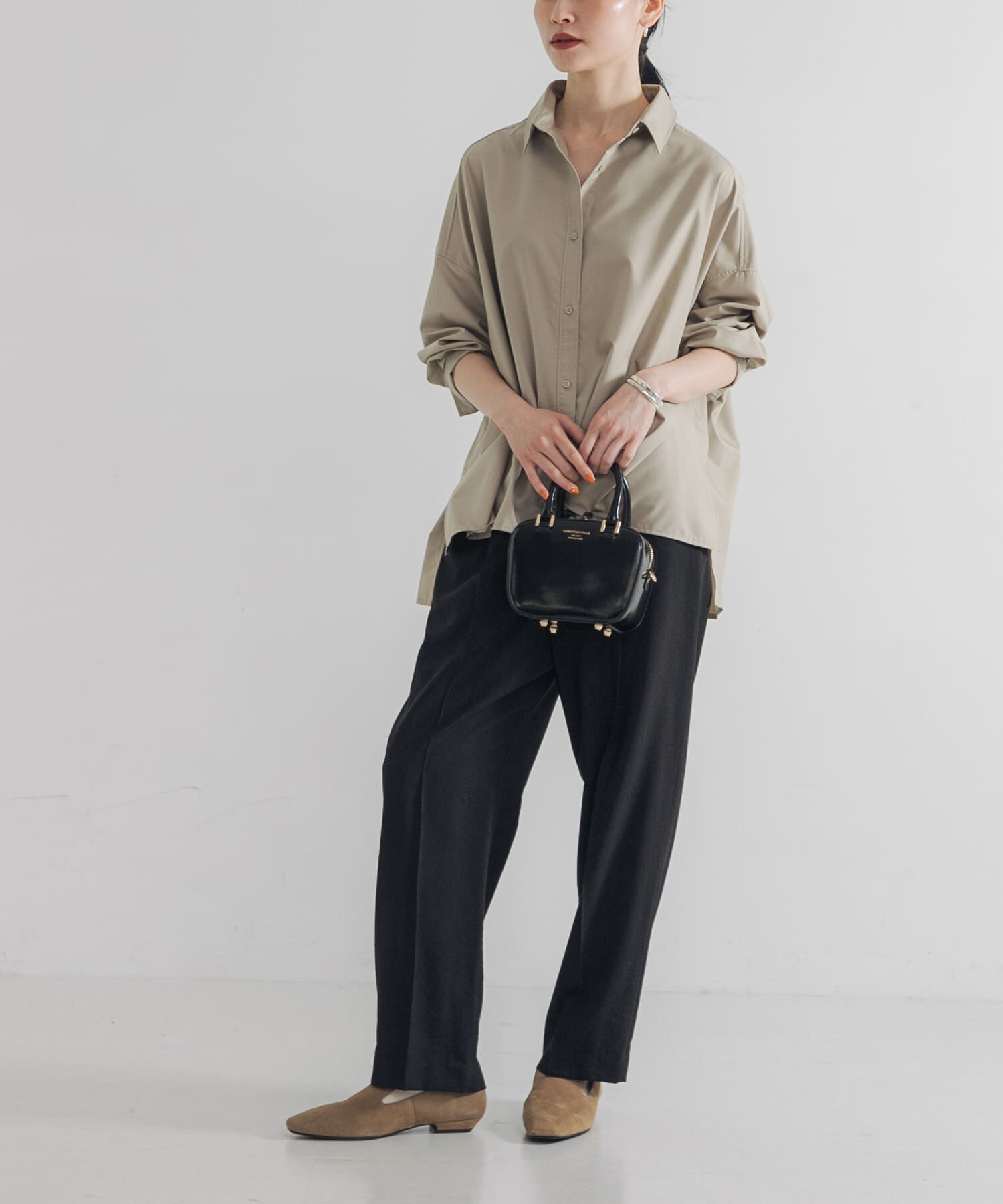 URBAN RESEARCH「『34サイズ/低身長向けも展開』 ポプリンイージーテーパードパンツ」|その他|