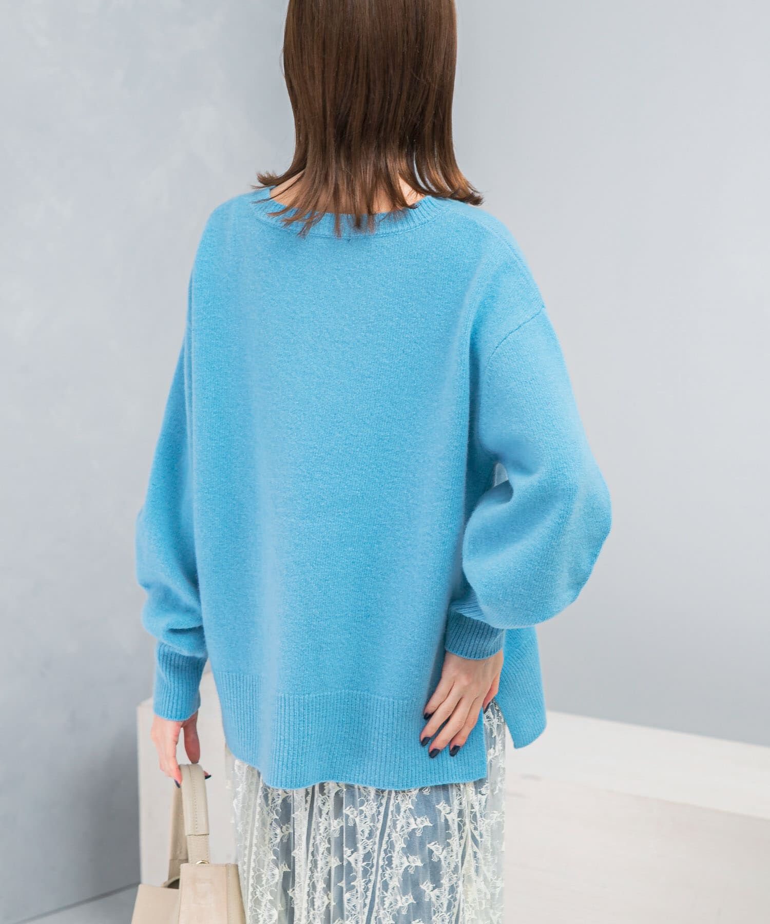 URBAN RESEARCH ROSSO「ウールカシミヤVネックニットプルオーバー」|ニット・セーター|