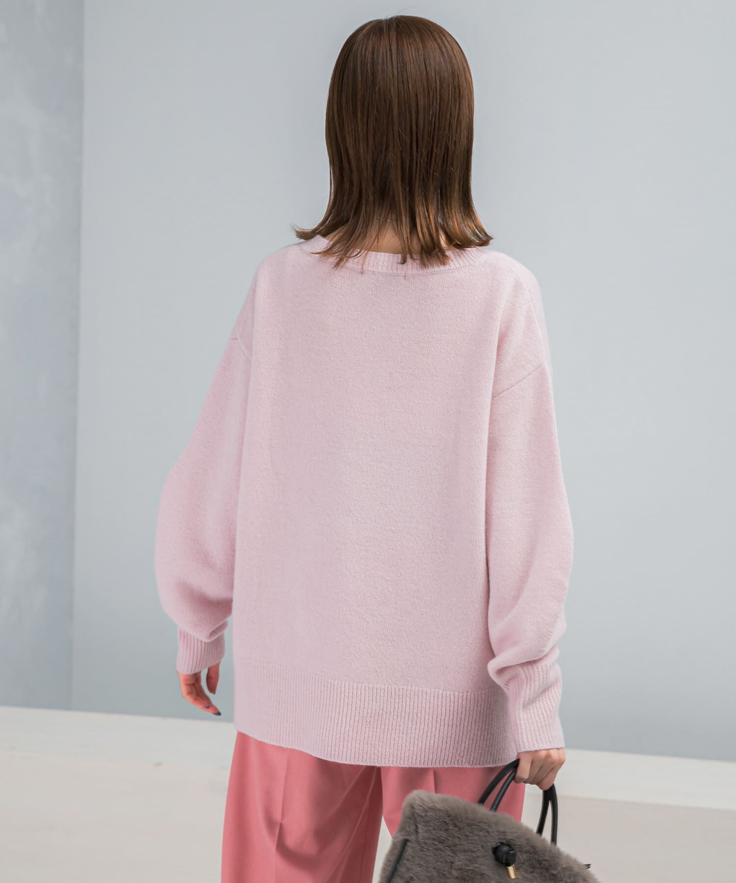 URBAN RESEARCH ROSSO「ウールカシミヤVネックニットプルオーバー」|ニット・セーター|