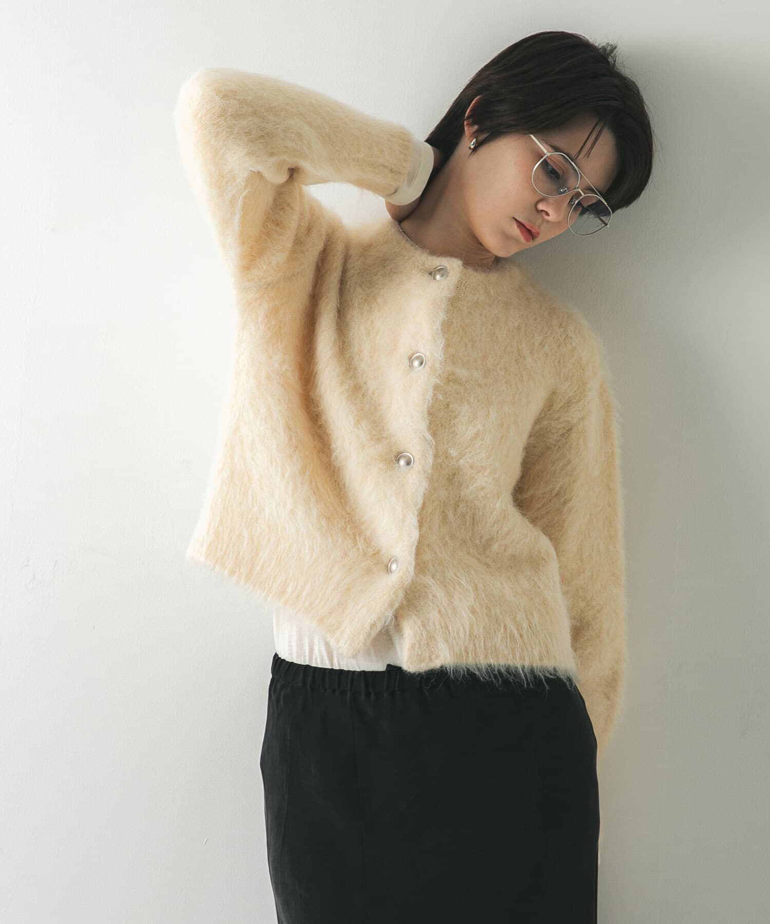 URBAN RESEARCH「ブラッシュシャギーニットカーディガン」|カーディガン|