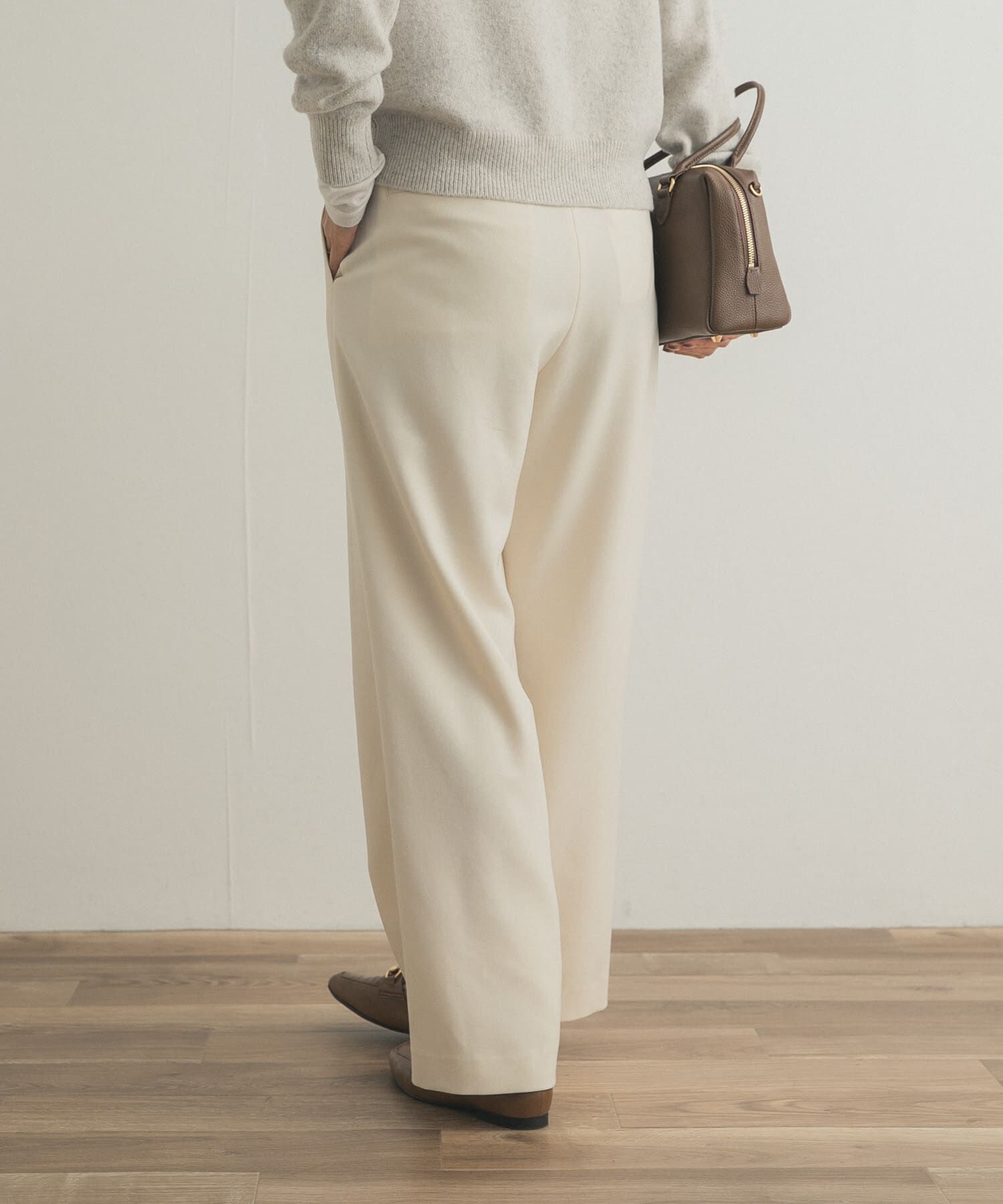 URBAN RESEARCH DOORS「『UR TECH SMOOTHLUXE』ワイドトラウザー」|その他|