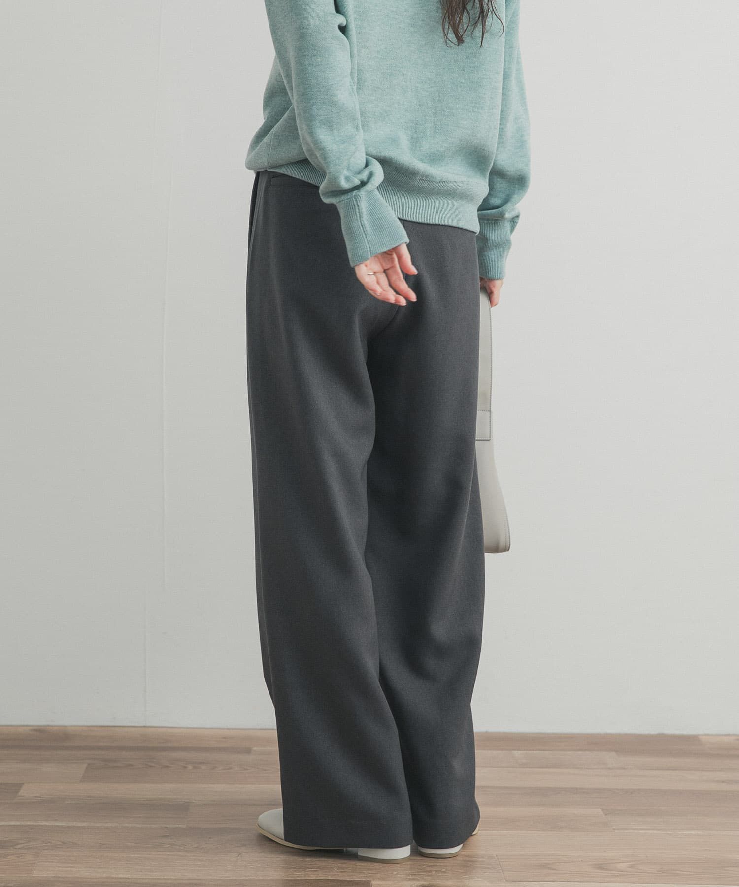 URBAN RESEARCH DOORS「『UR TECH SMOOTHLUXE』ワイドトラウザー」|その他|