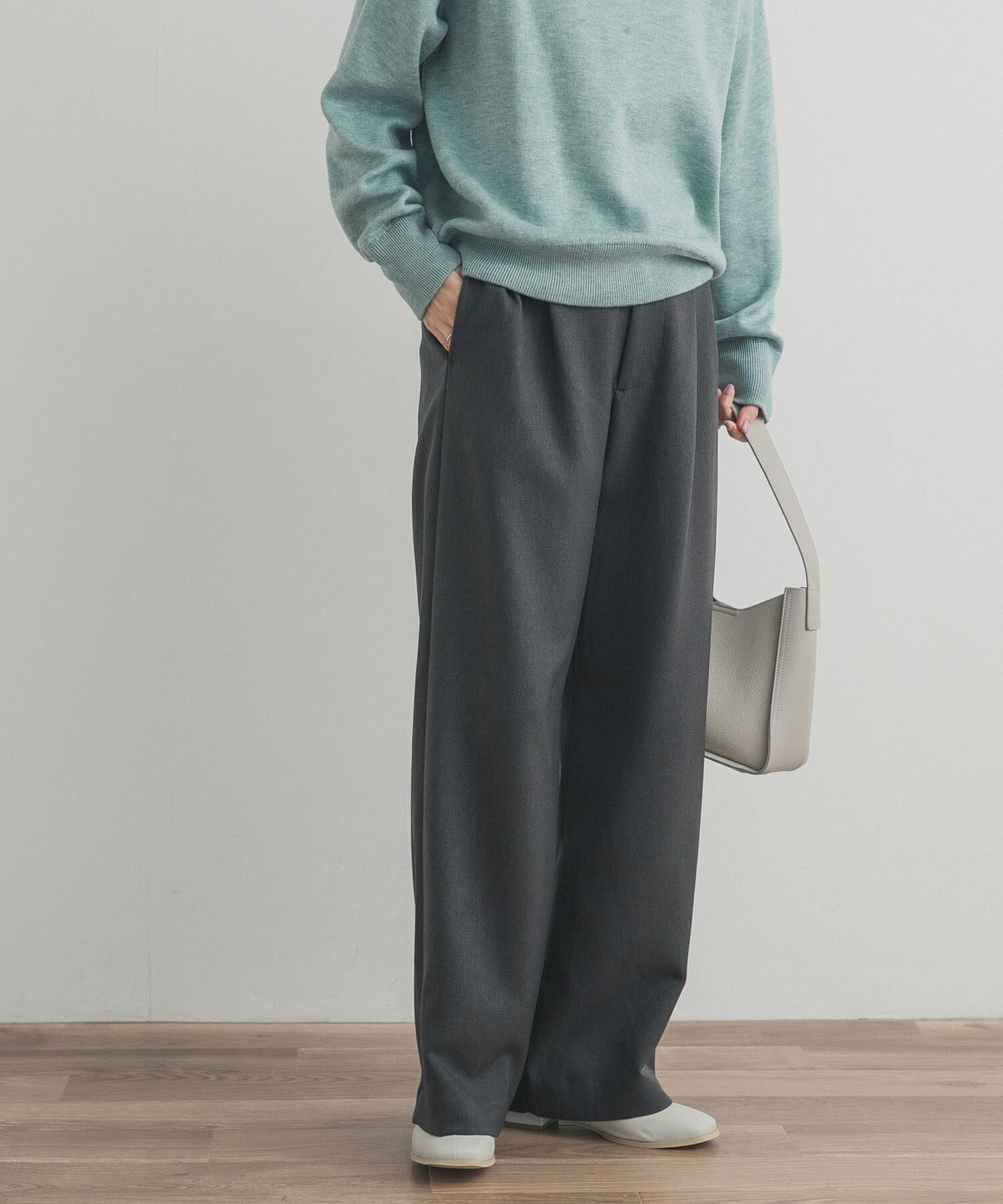 URBAN RESEARCH DOORS「『UR TECH SMOOTHLUXE』ワイドトラウザー」|その他|