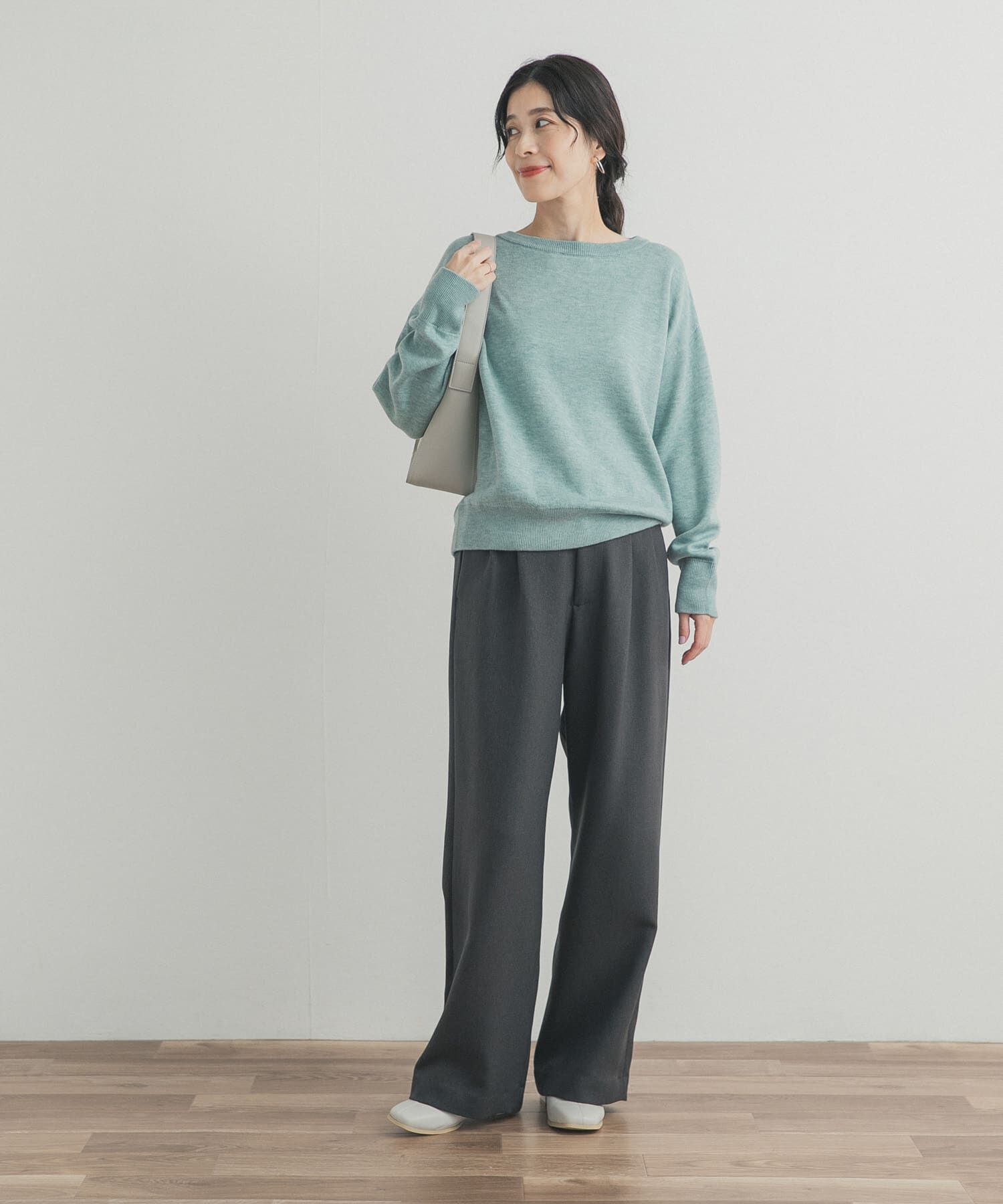 URBAN RESEARCH DOORS「『UR TECH SMOOTHLUXE』ワイドトラウザー」|その他|