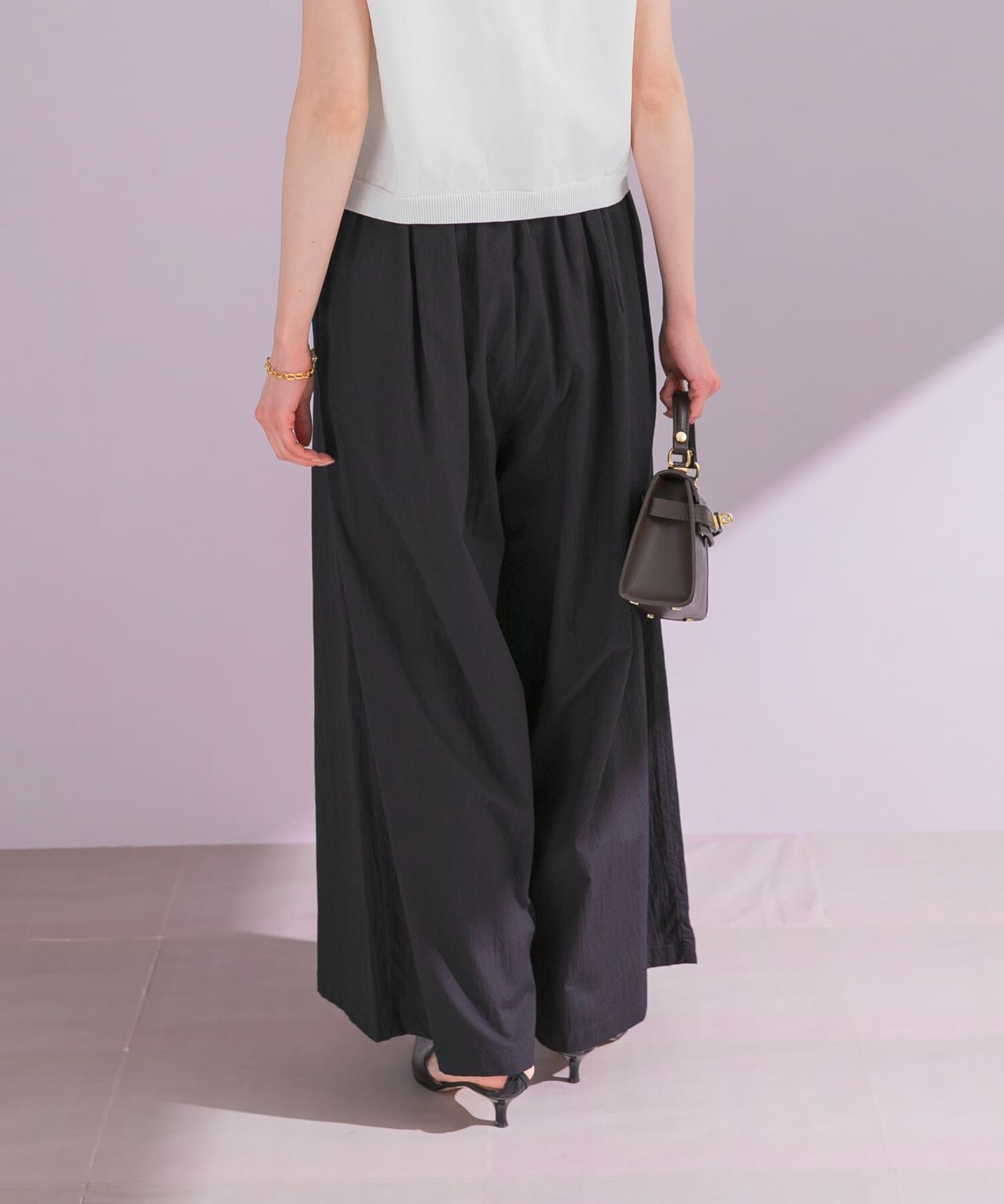 URBAN RESEARCH ROSSO「ライトタックイージーワイドパンツ」|その他|