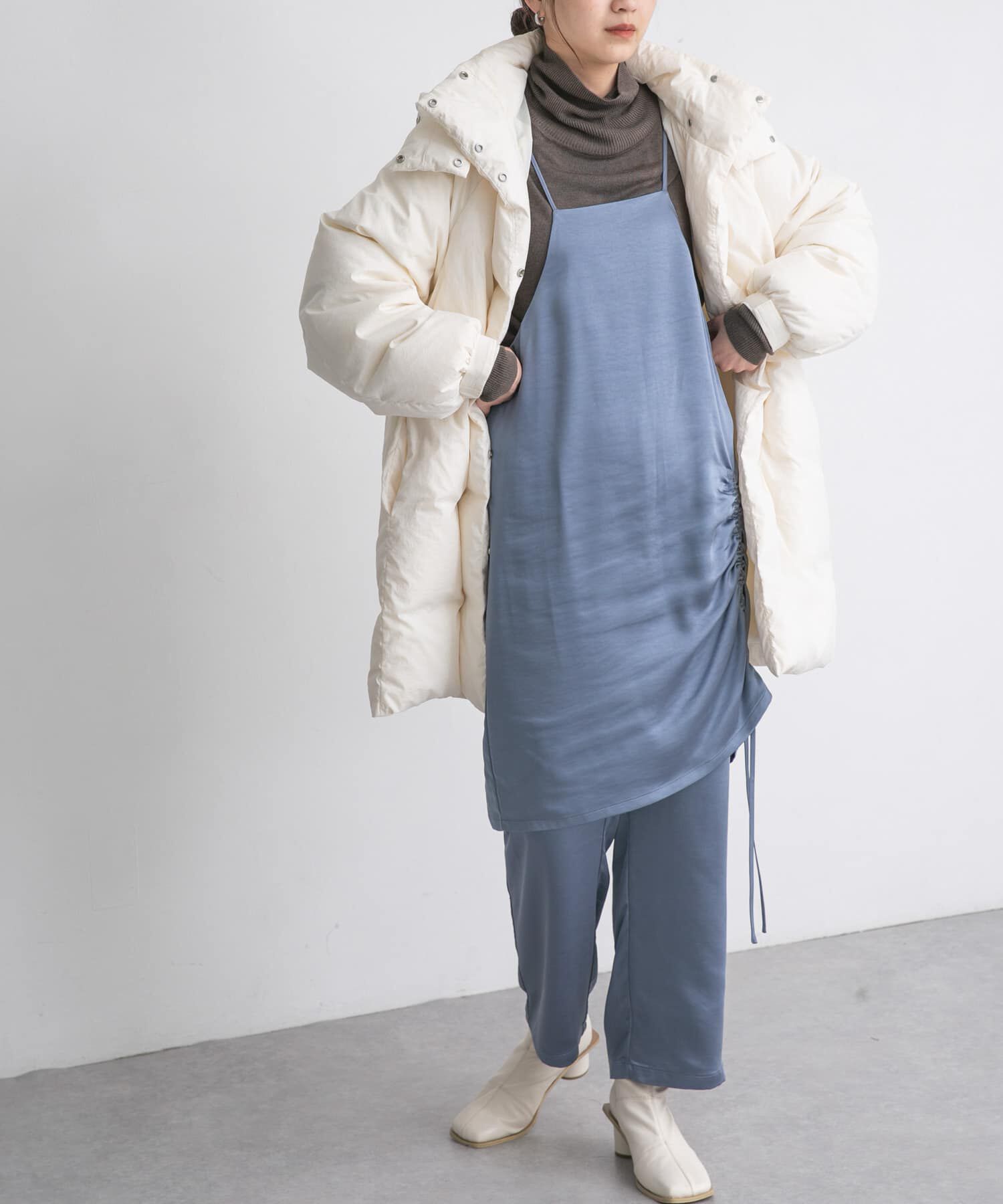  「セットアップキャミワンピース」|ワンピース|ブルー