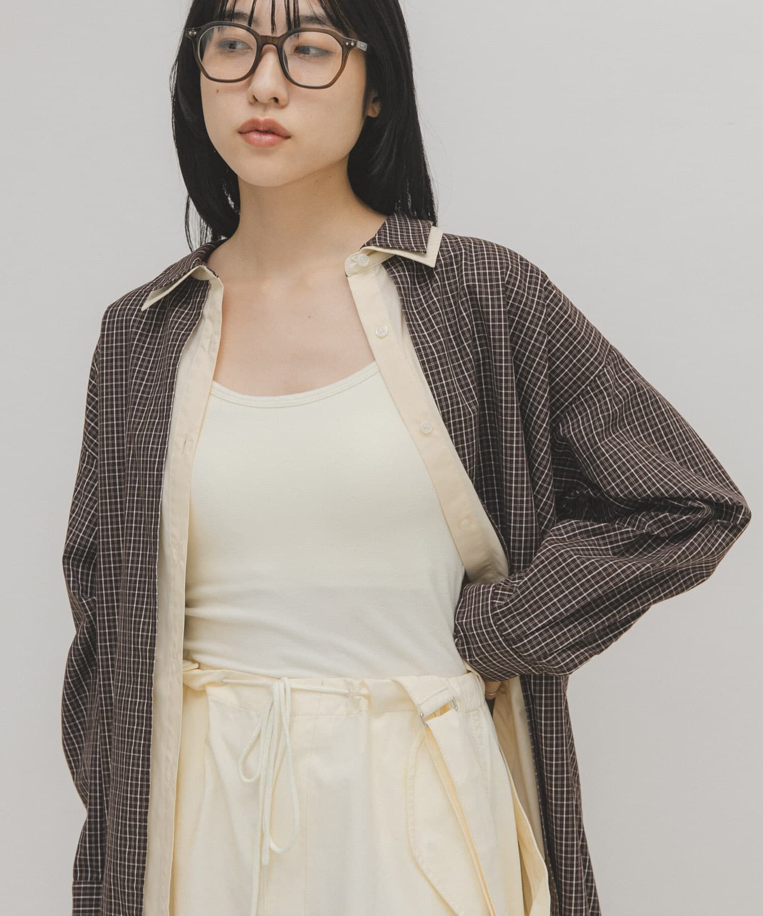  「ピーチスキンカップ付きキャミソール」|キャミソール|