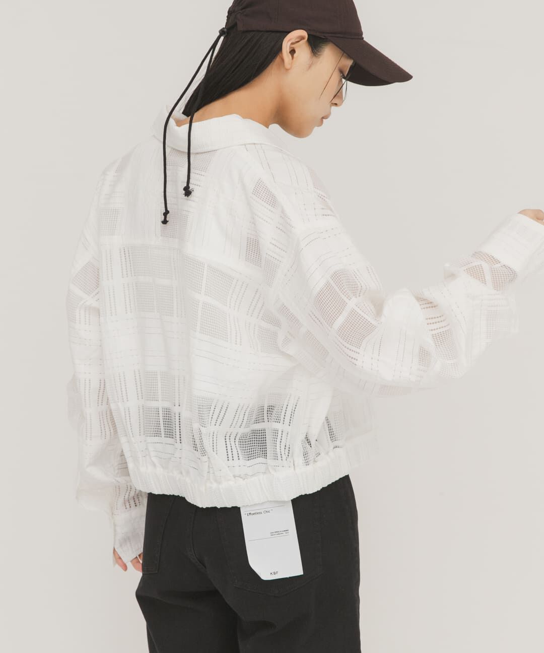  「シアーチェックコンパクトシャツ」|シャツ・ブラウス|