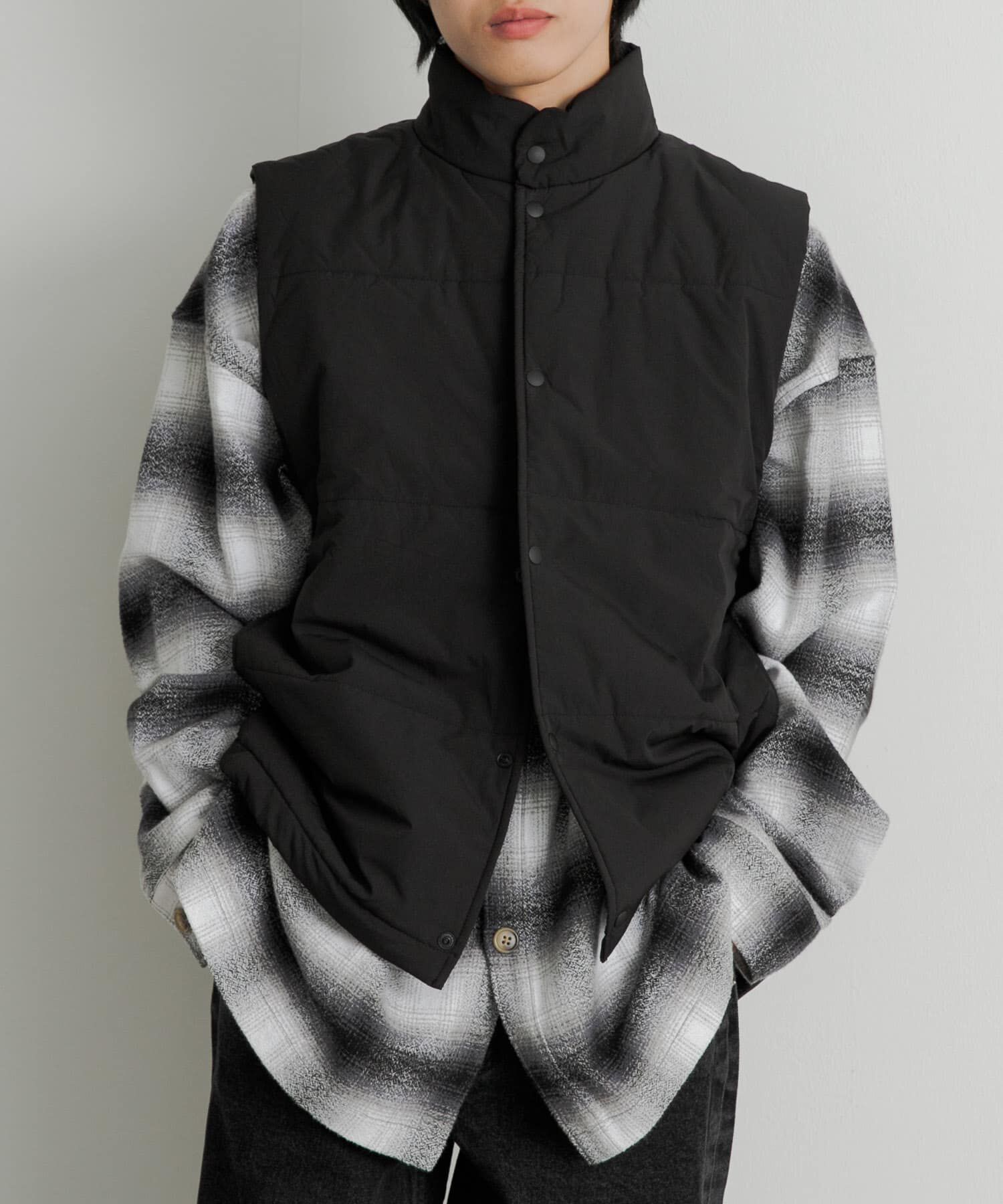 SENSE OF PLACE by URBAN RESEARCH「パデットドローコードツキベスト」|ダウンベスト・ベスト|