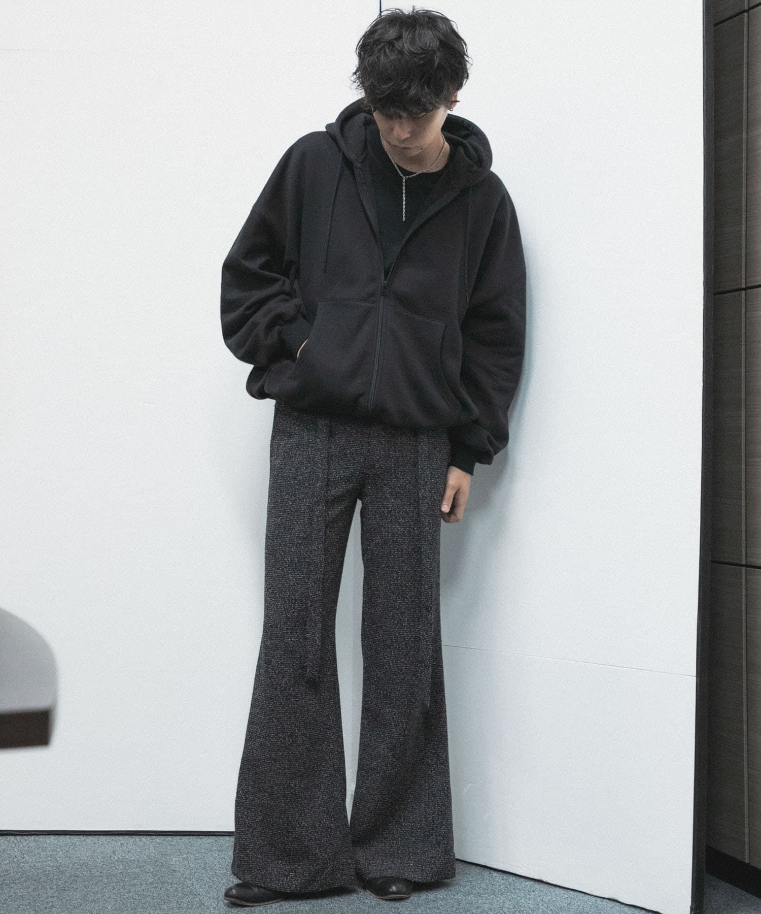 SENSE OF PLACE by URBAN RESEARCH「『わたべ&times;SOP』『セットアップ対応』ツイードワイドフレアパンツ」|その他|