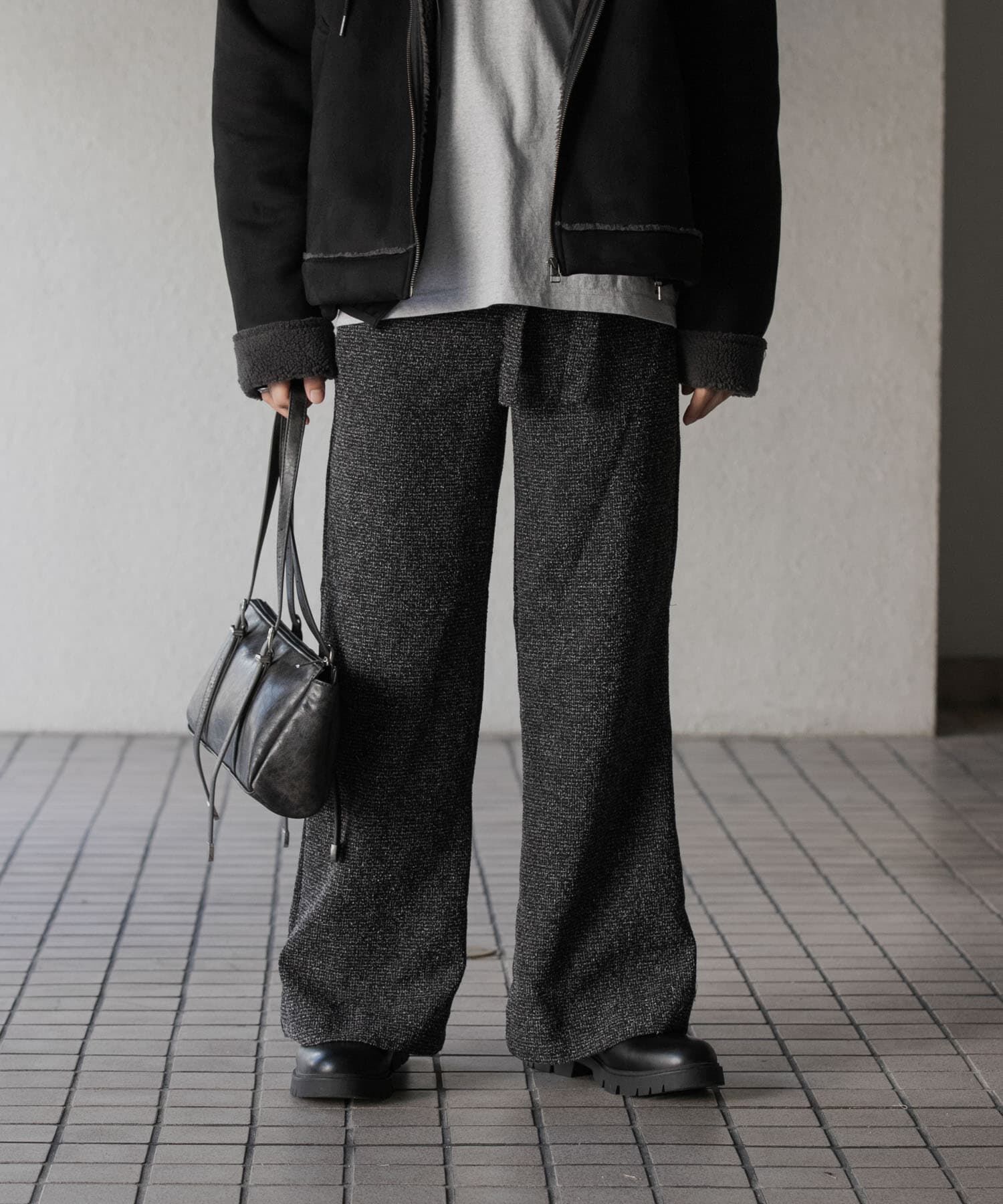 SENSE OF PLACE by URBAN RESEARCH「『わたべ&times;SOP』『セットアップ対応』ツイードワイドフレアパンツ」|その他|