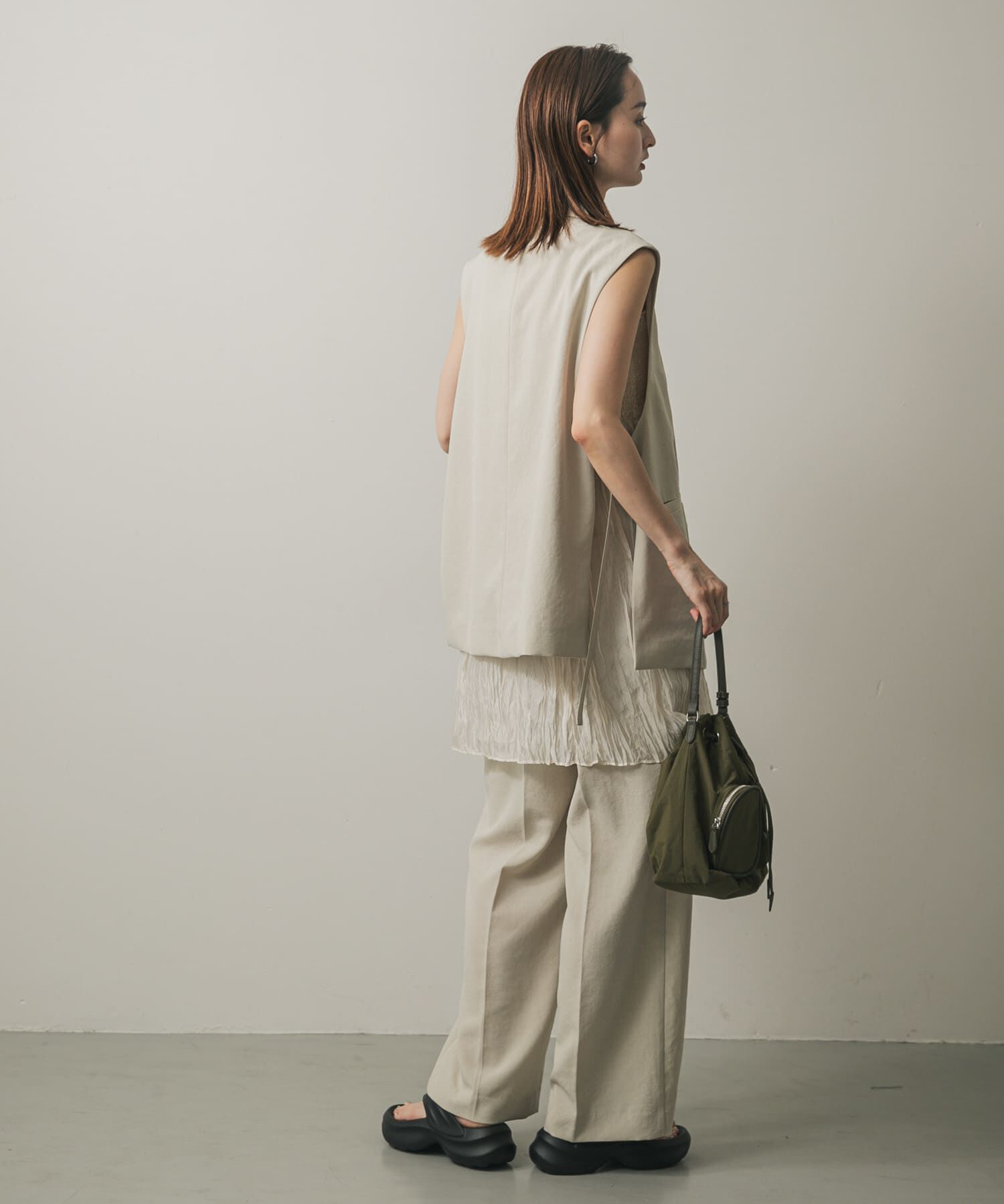 SENSE OF PLACE by URBAN RESEARCH「シャーリングプリーツミニワンピース」|ワンピース|