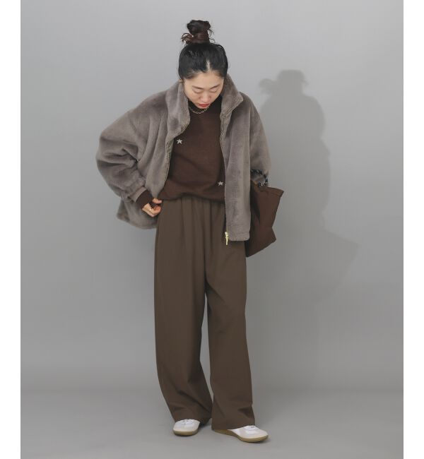  「《手洗い可能》スター刺繍ニットプルオーバー」|ニット・セーター|