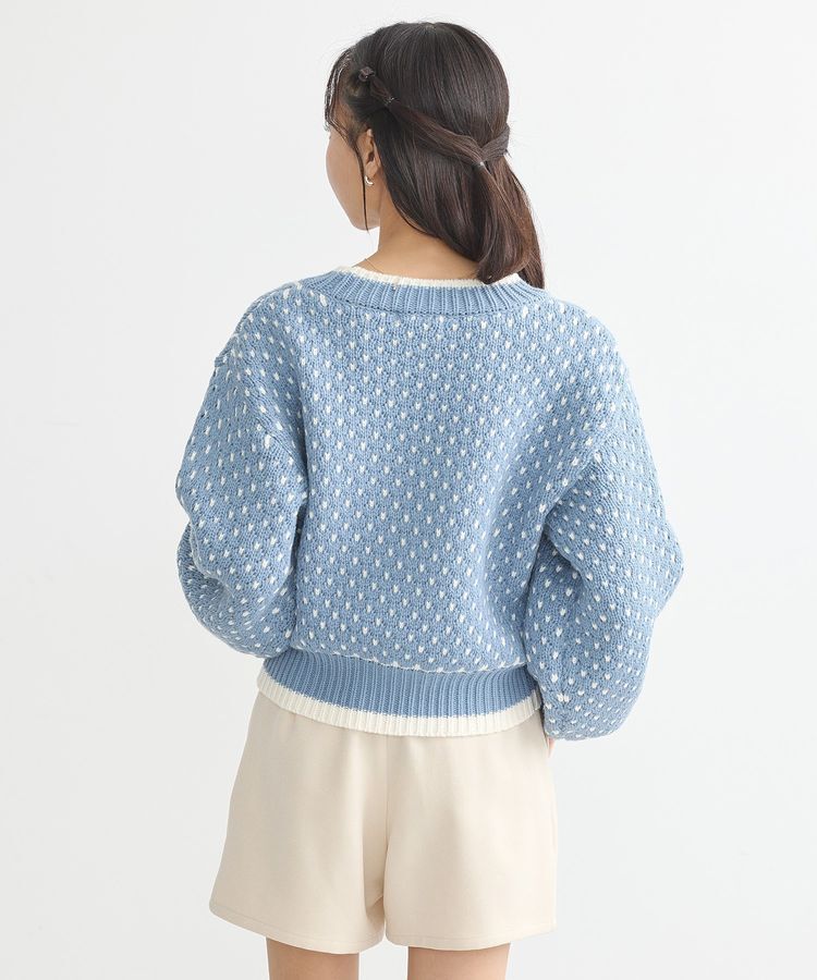 earth music&ecology「ポコポコジャガードニットプルオーバー」|ニット・セーター|