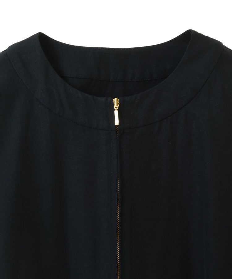 earth music&ecology「撥水ペプラムジップブルゾン」|ブルゾン・スタジャン|