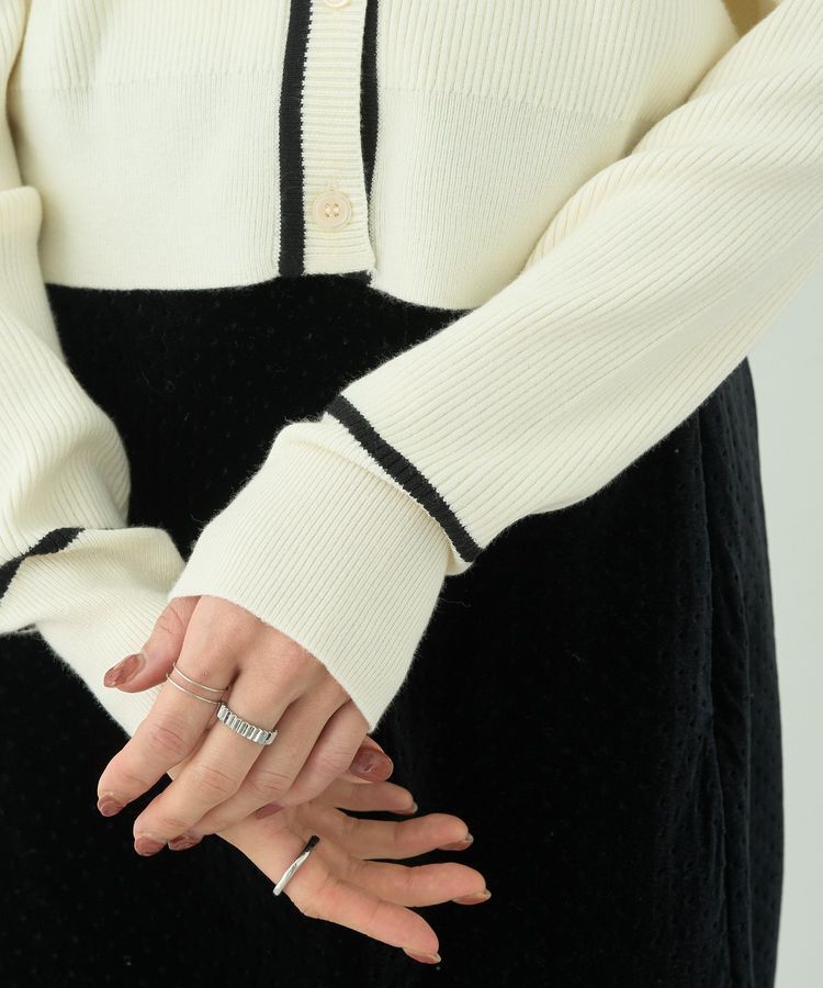 earth music&ecology「ビッグカラーカーディガン」|カーディガン|