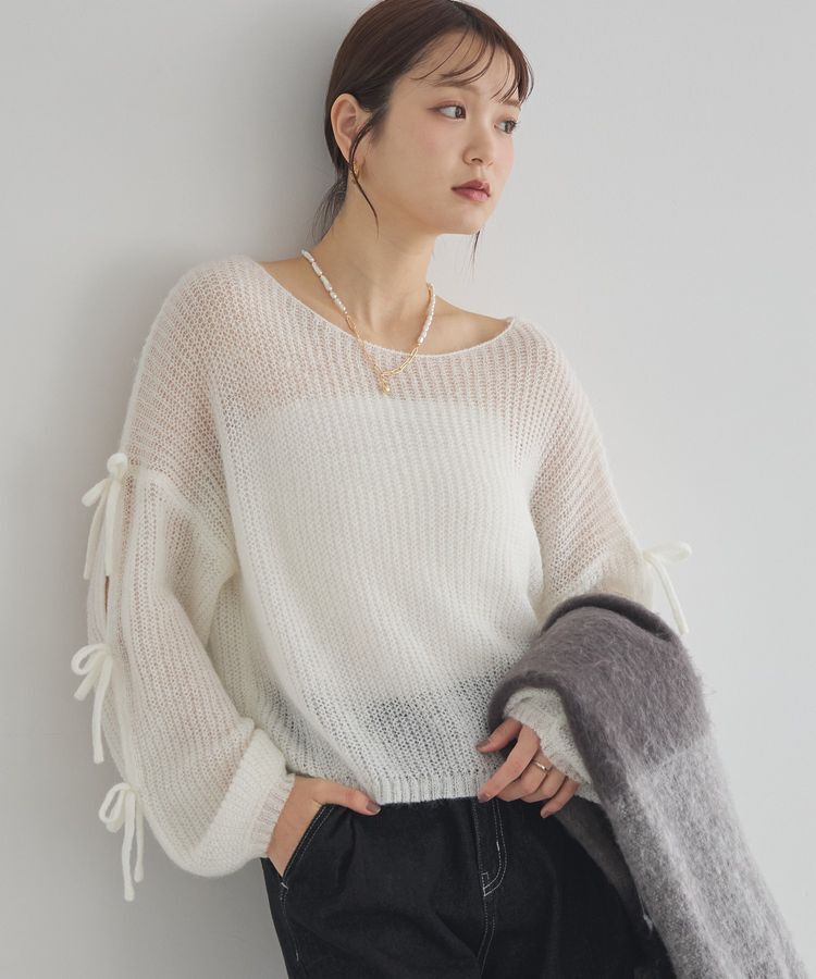 earth music&ecology「パールMIXY字ネックレス」|ネックレス|