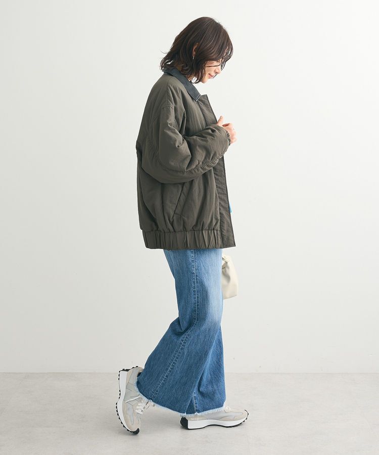 Green Parks「・ELENCARE DUE フェイクレザーエリブルゾン」|ブルゾン・スタジャン|