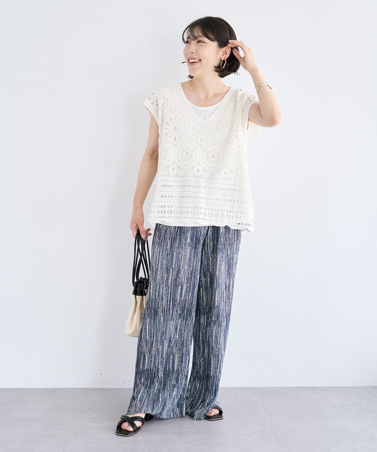 armonia「SET2点クロシェプルオーバー+タンクトップ」|Tシャツ・カットソー|