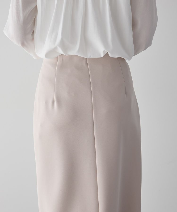 YECCA VECCA「ダンボールニットナロースカート」|タイト|