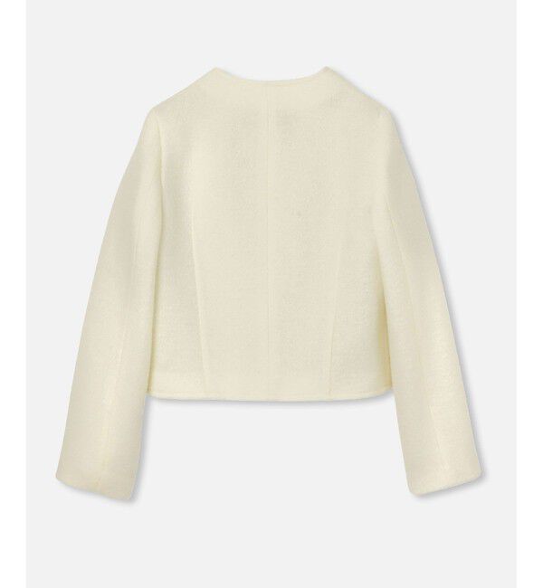 allureville「ブークレーノーカラージャケット」|ノーカラージャケット|