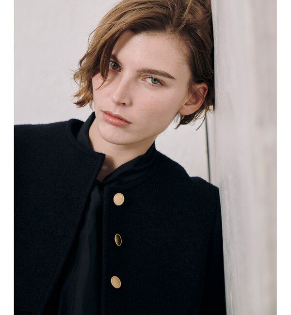 allureville「ブークレーノーカラージャケット」|ノーカラージャケット|