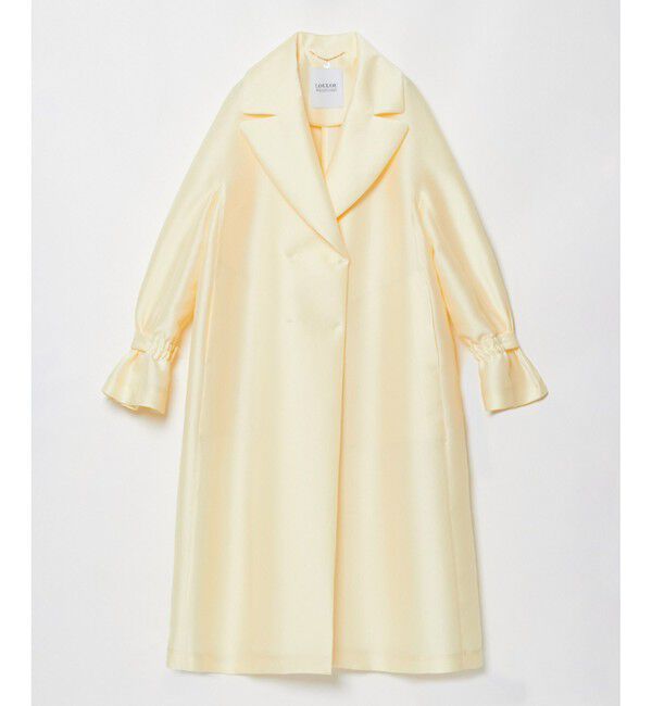 LOULOU WILLOUGHBY「【LOULOU WILLOUGHBY】シルキーダブルクロスドレスコート」|その他|