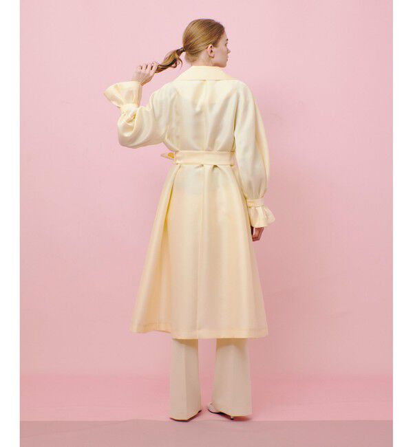 LOULOU WILLOUGHBY「【LOULOU WILLOUGHBY】シルキーダブルクロスドレスコート」|その他|