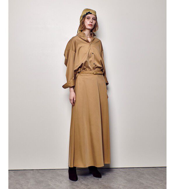 allureville「フィブリルバイヤスナロースカート」|スカート|