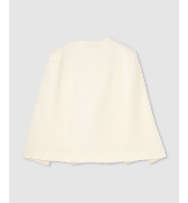 LOULOU WILLOUGHBY「◇【LOULOU WILLOUGHBY】リトルブラックケープジャケット」|ノーカラージャケット|