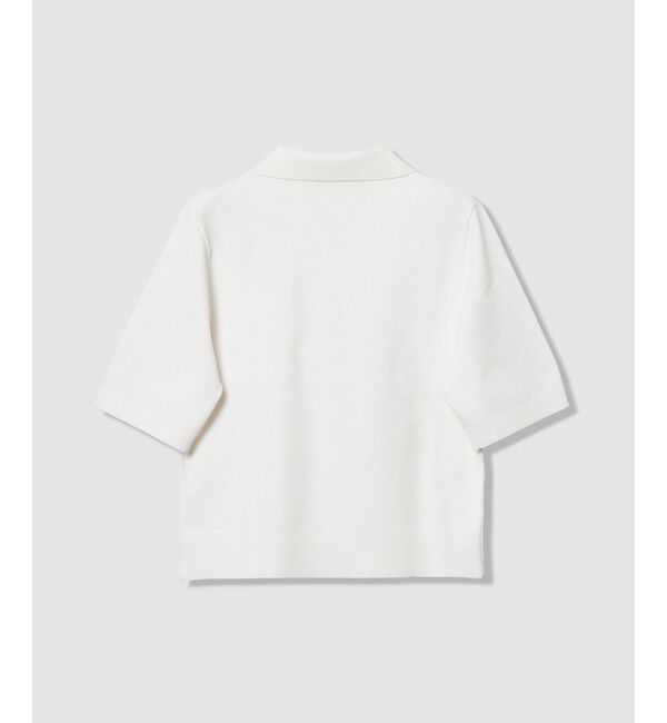 LOULOU WILLOUGHBY「【LOULOU WILLOUGHBY】フラワービジューポロ」|ニット・セーター|