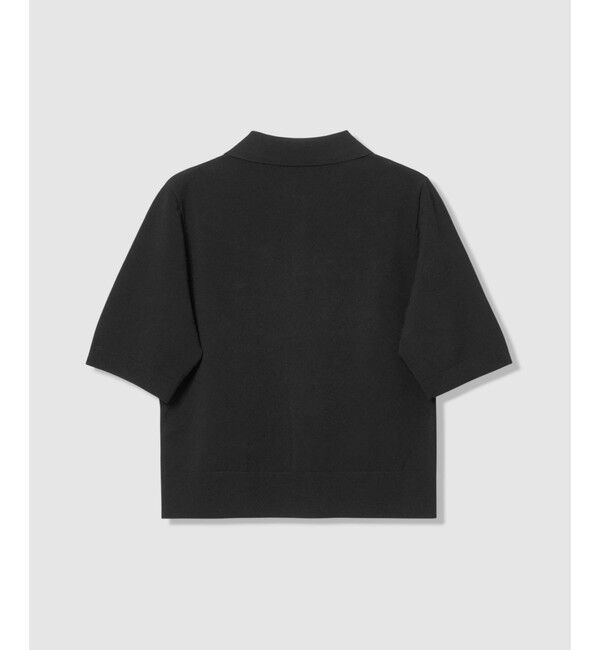 LOULOU WILLOUGHBY「【LOULOU WILLOUGHBY】フラワービジューポロ」|ニット・セーター|