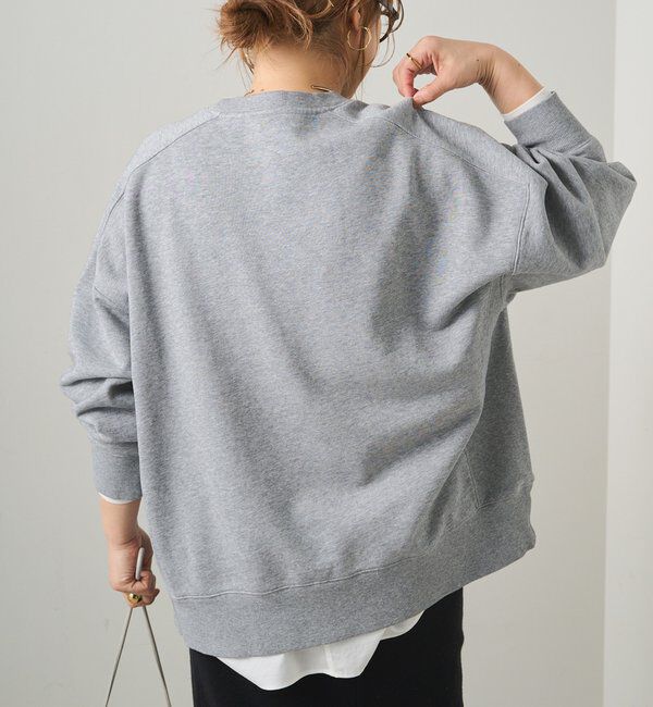  「ロゴ刺繍チュニックスウェット」|プルオーバー|