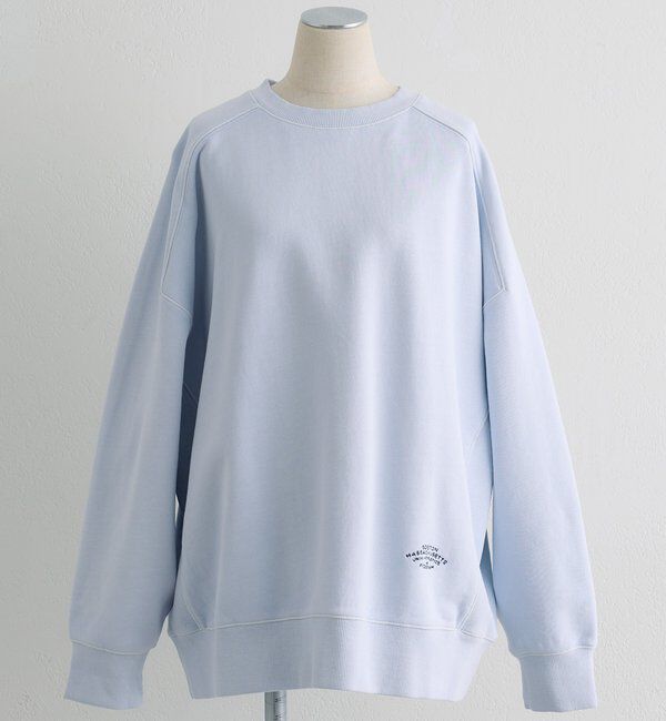  「ロゴ刺繍チュニックスウェット」|プルオーバー|