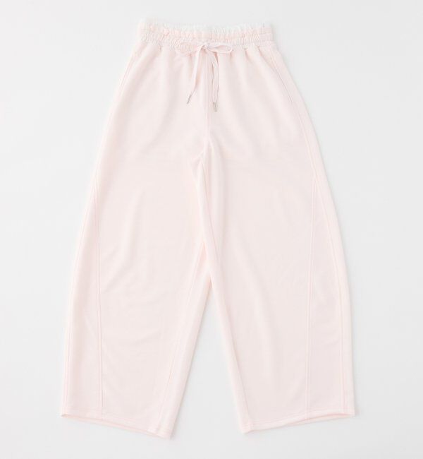  「【セットアップ可能】ウエストレースカットパンツ」|その他|ピンク