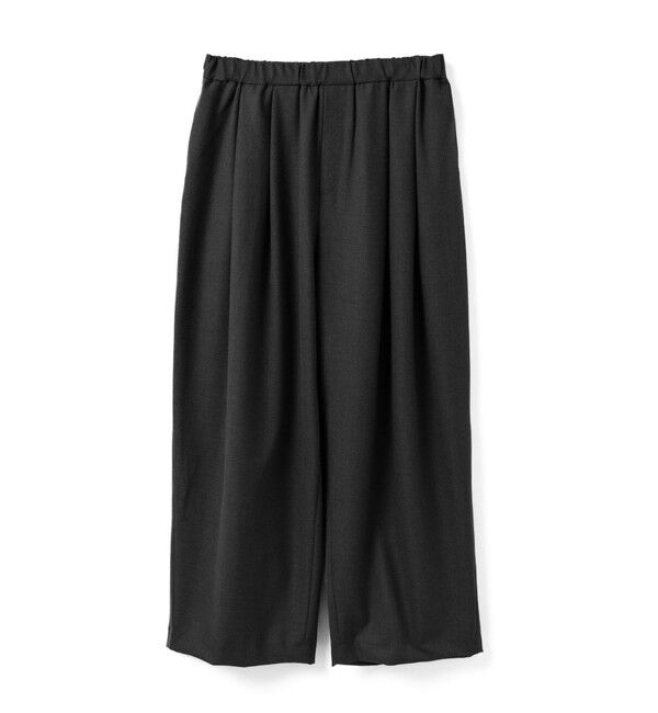 mizuiro ind「mizuiro ind ワイドタックパンツ」|その他|ブラック